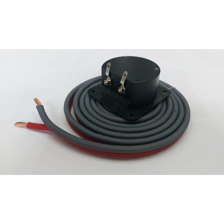 GROUND ZERO Vaschetta PRO SERIES MORSETTIERA CONTATTIERA + 2,5mt Cavo 10mm OFC 100% RAME
