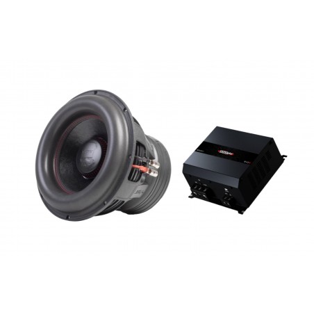 BassPack Power 12SV Con Subwoofer VIBE da 32 + Amplificatore SounDigital Da 3000 Watt Rms