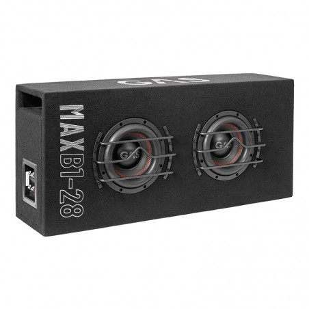 GAS MAX MAX B1-28  Subwoofer Doppio 20  Slim Box In Cassa Reflex Sub 1000 Watt Rms