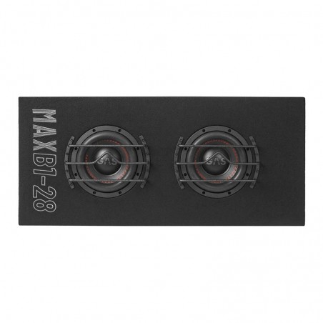 GAS MAX MAX B1-28  Subwoofer Doppio 20  Slim Box In Cassa Reflex Sub 1000 Watt Rms