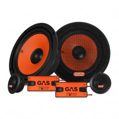 GAS K2-64 KIT ALTOPARLANTI 16 Cm 2 VIE 240 Watt CASSE 165mm Woofer Tweeter Per Auto