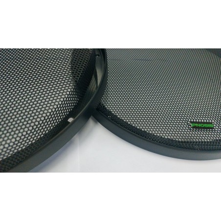 COPPIA Griglie Altoparlanti Griglia Copri Casse Ø250 25cm BLACK