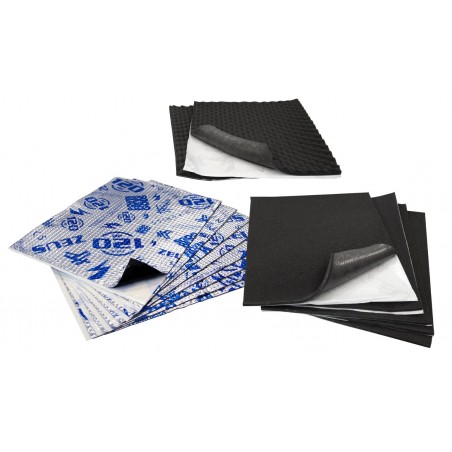 HIFONICS DOORKIT PRO Kit 1 Completo INSONORIZZANTE Per AUTO Pannelli Adesivi e altro