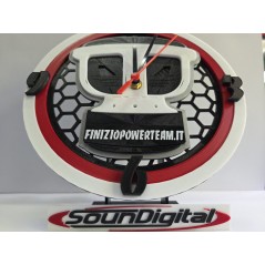 ClockSubby' SD Orologio da Muro con base da Tavolo realizzata in 3d con Logo a scelta.