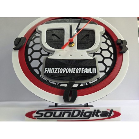 ClockSubby' SD Orologio da Muro con base da Tavolo realizzata in 3d con Logo a scelta.