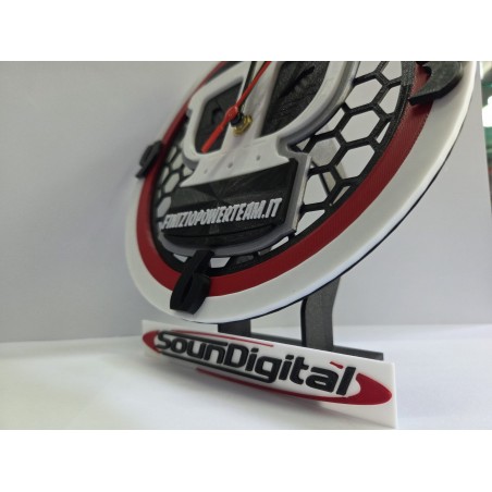 ClockSubby' SD Orologio da Muro con base da Tavolo realizzata in 3d con Logo a scelta.