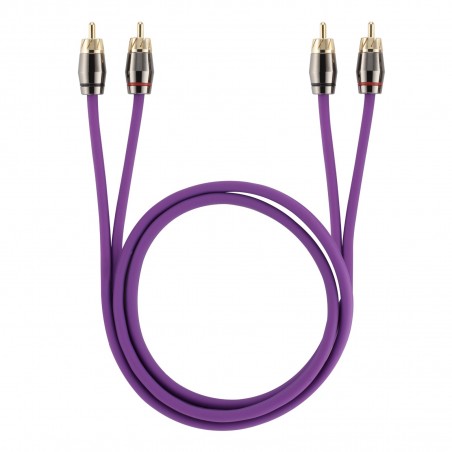 BASS FACE EVO-1M Cavo Rca 1 Metro High Quality OFC Connettori Pro