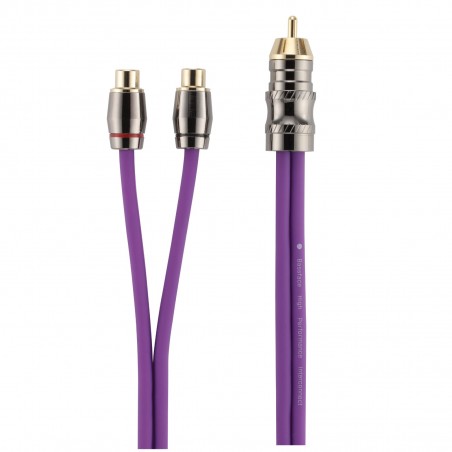 BASS FACE EVO-1M2F COPPIA Sdoppiatore Rca a Y Professionale  1 maschio 2 femmine Top Quality