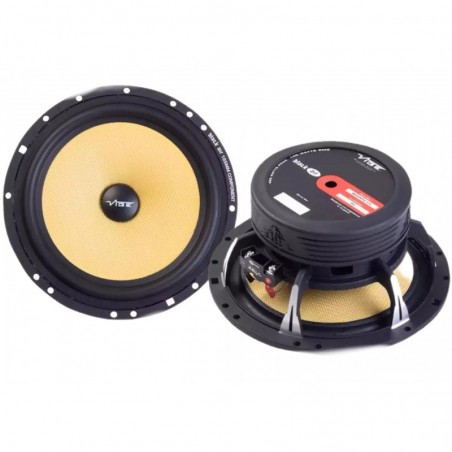 VIBE BLACKAIR6A-V4 Kit 2 Vie 16 Cm SQ Predisposizione Auto 165mm ALTOPARLANTI Woofer e Tweeter