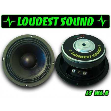COPPIA Loudest Sound LS W6.4 Professional Mid woofer 16 cm audio  165mm Predisposizione auto