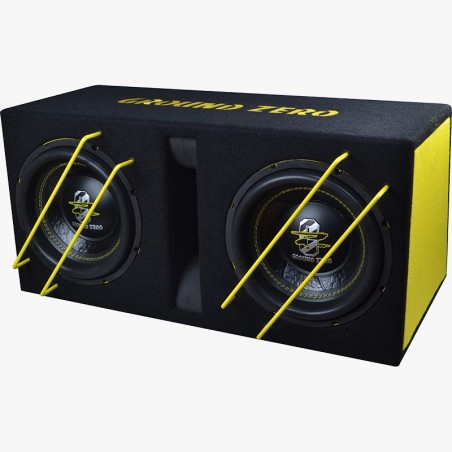 GROUND ZERO GZIB 2.10SPL Subwoofer  2000 Watt SPL Cassa Box Doppio 25