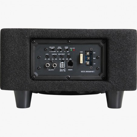 Ground Zero GZCS 20SUB-ACT Subwoofer Amplificato Compatto In Cassa Salvaspazio Attivo