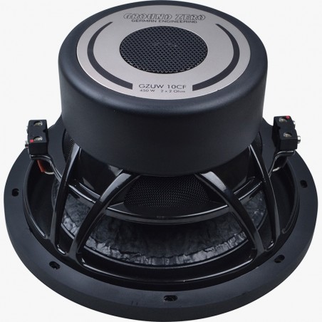 Ground Zero GZUW 10CF Subwoofer 25 Cm 2x2Ω Sound Quality 450 Watt Rms