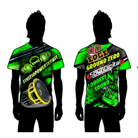 Gadget Pack FinizioPowerTeam 20th Con Maglietta Occhiali Laccetto Bracciaccialetto Sacca T-SHIRT