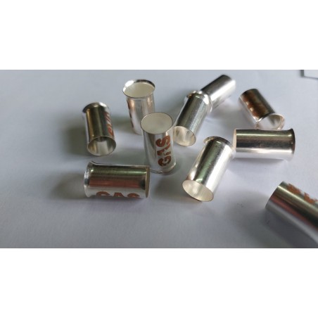 GAS Car Audio WSE4 10 Capicorda 25mm 4awg Terminali A Bussola Per Cavo (Detti Anche Puntalini)