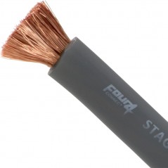 Cavo Installazione 0 awg OFC 100% RAME 50 mm Cavi alimentazione positivo 50mm Grigio Premium Quality