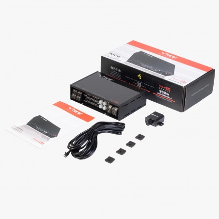 VIBE POWERBOX80.4-V5 Amplificatore 4 Canali Ultracompatto 480 Watt rms  Classe D