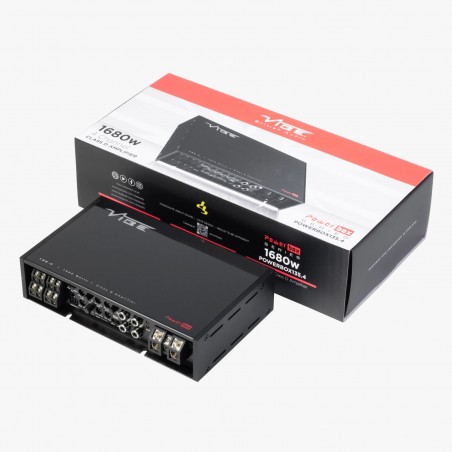 VIBE POWERBOX135.4-V5 Amplificatore 4 Canali Ultracompatto 840 Watt Rms Classe D