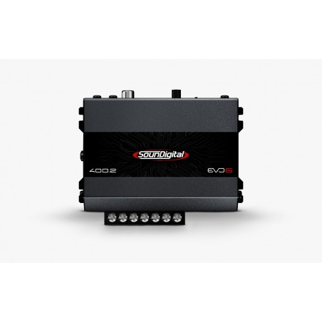 SounDigital SD 400.2 EVO6 Amplificatore 2 Canali 400watt Rms Super Compatto HI Level input