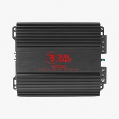 BASS HABIT Amplificatore 2 Canali Classe AB 250 Watt rms Filtri Crossover Regolabili