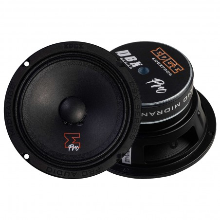 EDGE EDBXPRO6-E2 COPPIA MidWoofer 16cm 350 Watt Predisposizione Auto 165mm