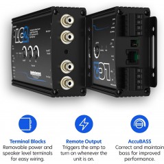 Audiocontrol Lc2I Convertitore di uscita di linea a 2 canali per l'aggiunta di amplificatori al sistema originale