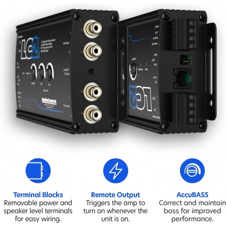Audiocontrol Lc2I Convertitore di uscita di linea a 2 canali per l'aggiunta di amplificatori al sistema originale
