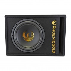 Phoenix Gold Z 10 Box con Subwoofer 25cm Amplificato sub attivo kit cavi incluso