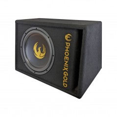 Phoenix Gold Z 10 Box con Subwoofer 25cm Amplificato sub attivo kit cavi incluso
