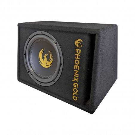 Phoenix Gold Z 10 Box con Subwoofer 25cm Amplificato sub attivo kit cavi incluso