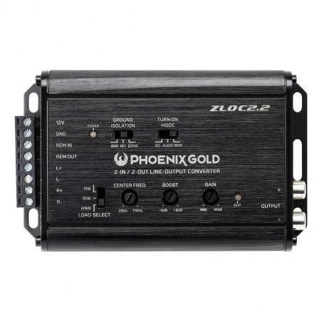 Phoenix Gold ZLOC2.2 Adattatore da segnale amplificato a Rca 2 Canali High Level RCA