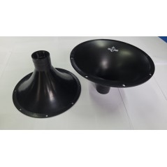 CHESS AUDIO DIX205 COPPIA Flange 20Cm Per DRIVER Con Attacco A Filettature "A Vite" Horn Flangia