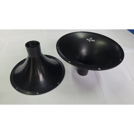 CHESS AUDIO DIX205 COPPIA Flange 20Cm Per DRIVER Con Attacco A Filettature "A Vite" Horn Flangia