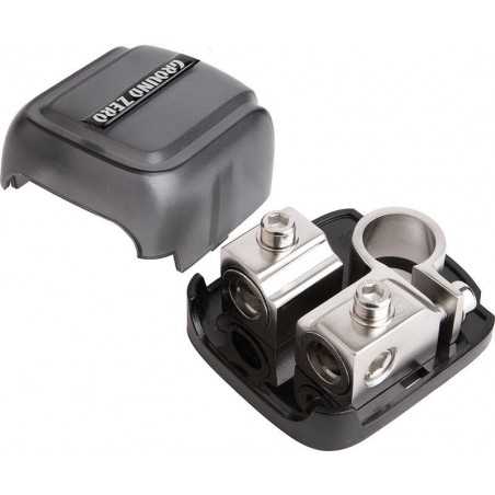 Ground Zero GZBT 2.50 MANL-POS morsetto terminale positivo batteria 2x Ø 50 mm²