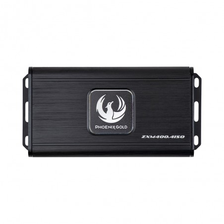 Phoenix Gold ZXM400.4ISO Amplificatore 4 Canali Classe D 800 Watt Dimensioni ridotte  Plug & Play