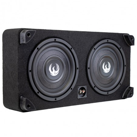 Phoenix Gold ZX210PBSi Subwoofer In Cassa Doppio 25cm Slim Box 700 Watt