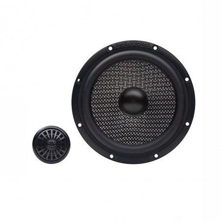 DD AUDIO  C-C6.5C-XO Kit 2 Vie Per Predisposizione con Woofer 16 Cm Slim Tweeter Neodimio