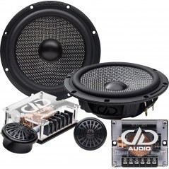 DD AUDIO  C-C6.5C-XO Kit 2 Vie Per Predisposizione con Woofer 16 Cm Slim Tweeter Neodimio