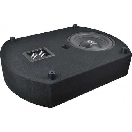 Ground Zero Subwoofer GZCS 10SUB in cassa reflex per auto vano ruota di scorta