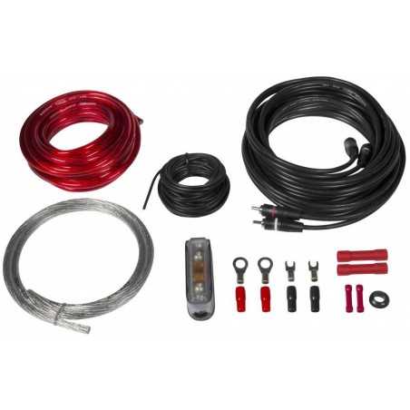 ESX KIT cavi 10mm alimentazione portafusibile rca cavo cablaggio cavo positivo
