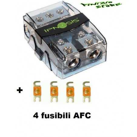 Portafusibile Distributore ingressi 2 uscite 50 mm fusibile AFC 300A sdoppiatore