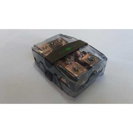 Portafusibile Distributore ingressi 2 uscite 50 mm fusibile AFC 300A sdoppiatore