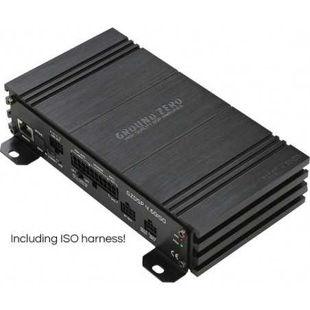 Ground Zero GZDSP 4.60ISO Processore 8 canali con Amplificatore 4 canali Auto