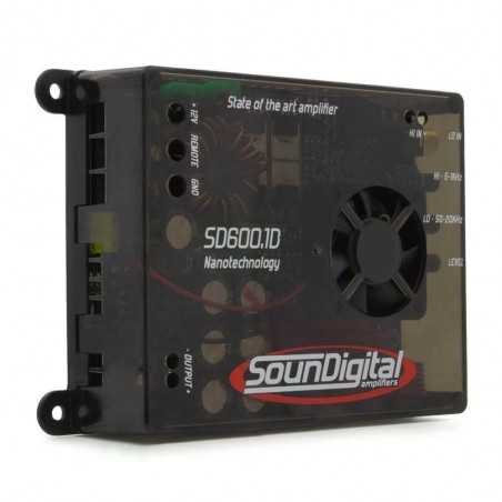 Amplificatore SounDigital Nano SD600.1D mono 600W rms 1Ω dimensioni ridotte