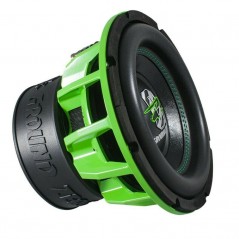Subwoofer Ground Zero GZHW 25SPL GREEN EDITION da 25 cm  2500 Watt 2x1Ω  25cm verde