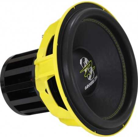 Subwoofer Ground Zero 38 cm GZNW 38NEO-SPL 2x1Ω Neodimio 2500 watt RMS 15"