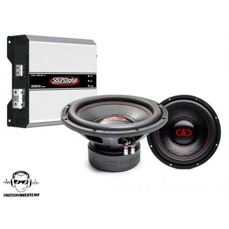 BassPack DD 2 Subwoofer Digital Designs da 30 + Amplificatore SounDigital 1600 W