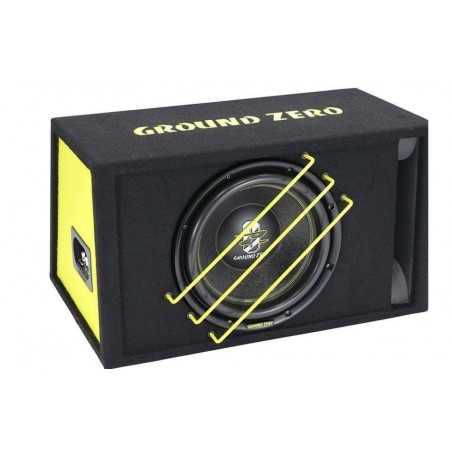 Subwoofer Ground Zero GZRB 30SPL in cassa reflex Potenza 1350 Watt sub auto BOX