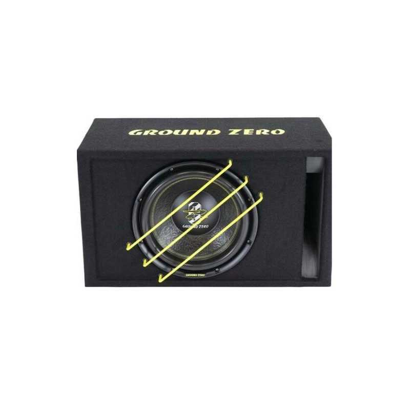 Subwoofer Ground Zero GZRB 30SPL in cassa reflex Potenza 1350 Watt sub ...