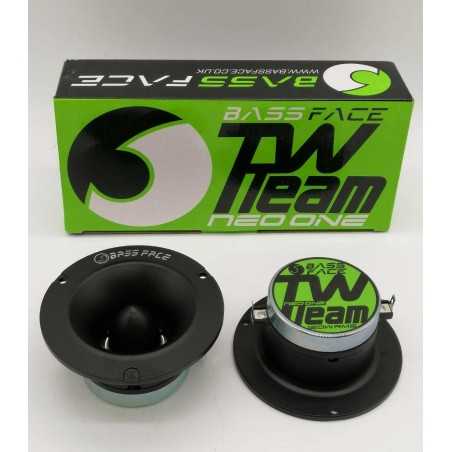 BASS FACE TeamTW/NeoOne COPPIA Tweeter alta efficienza pro Neodimio 180 Watt 4Ω